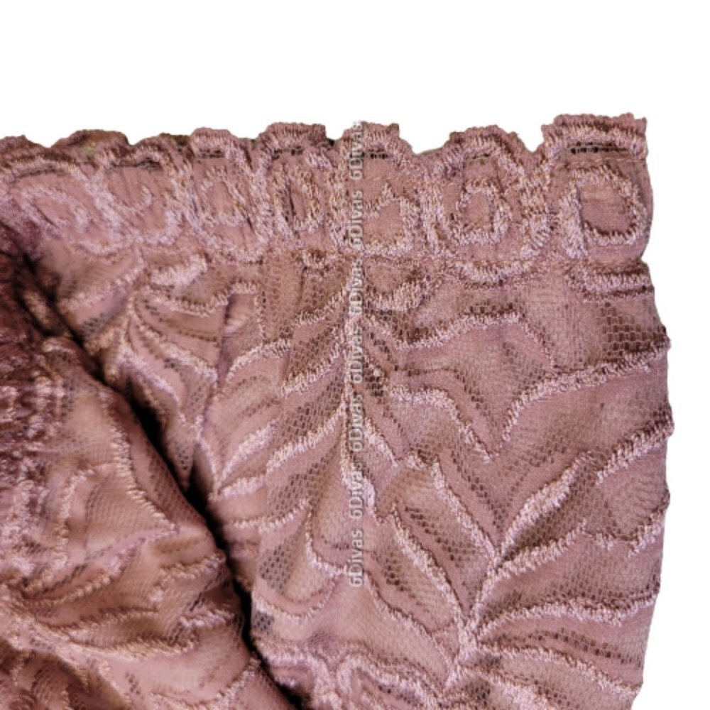 SEXY Lace Frilly Mini Skirt in Dusty Rose Pink Frilly Lace Mini Skirt NEW - Picture 5 of 8